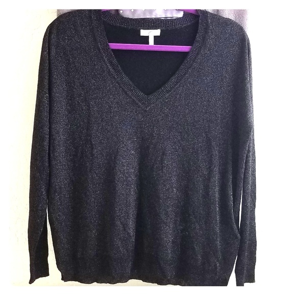 Joie Sweaters - Joie Black Metallic Sweater